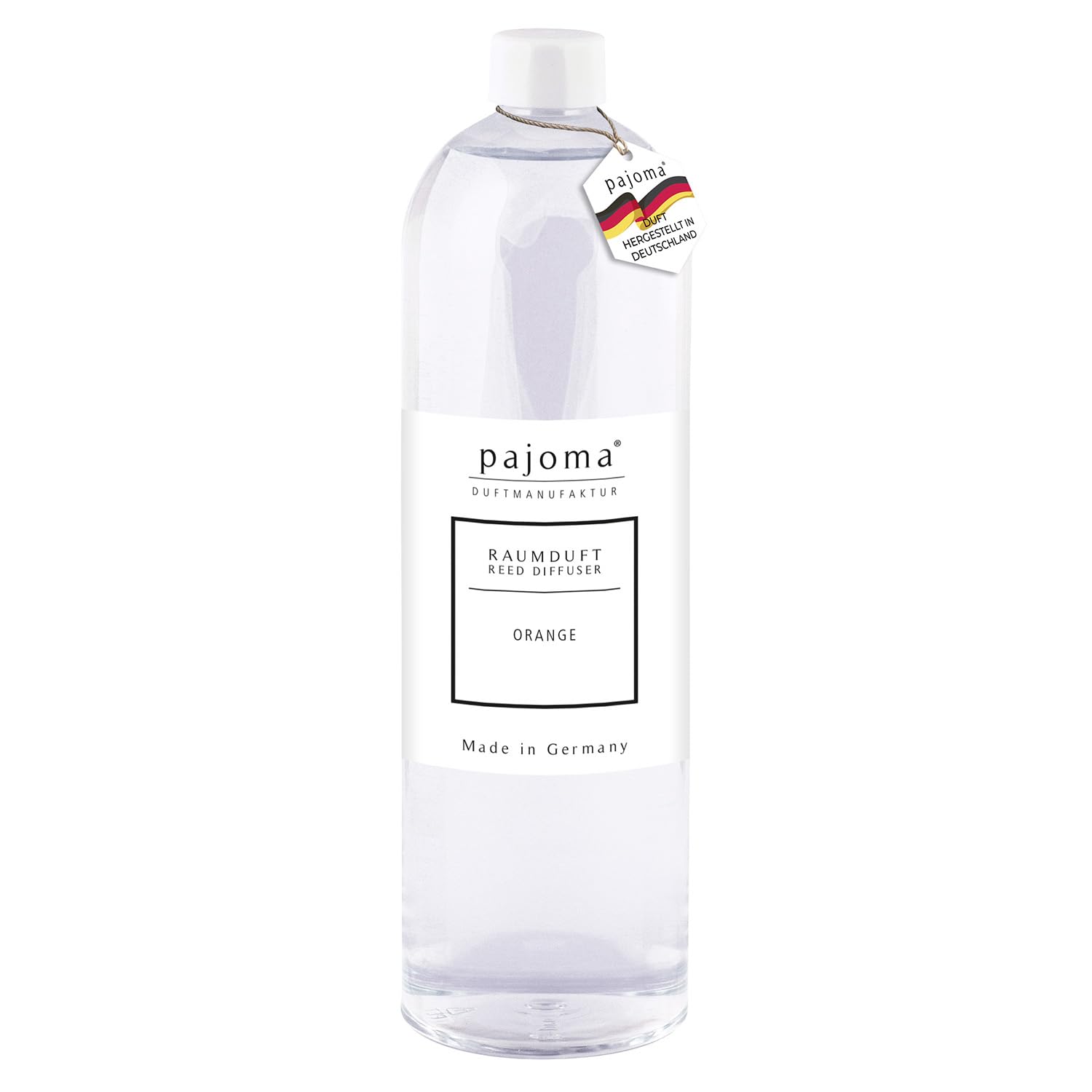 pajoma® Raumduft Nachfüllflasche 1000 ml, Orange | Nachfüller für Lufterfrischer | intensiver und hochwertiger Duft in Premium Qualität