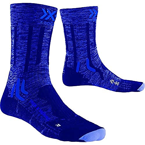 X-Bionic Trek X Merino Socks A053 Lake Blue Melange/Dolomite Grey 44