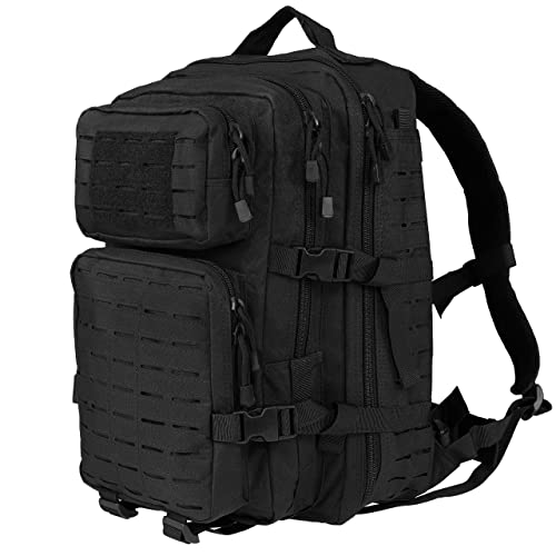 Dominator Harren Rucksack 36L Groß Militär Armee Outdoor Wasserdicht Taktischer Rucksäcke Molle Laser Cut Assault Backpack Survival Tactical für Camping Trekking Wandern Arbeit Reise