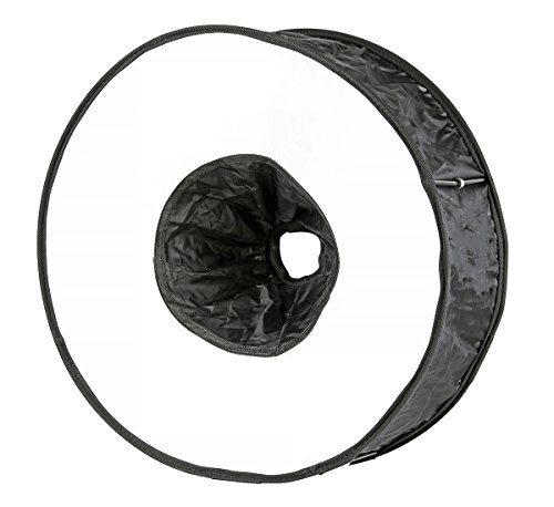 Faltbarer Ringblitz-Diffusor aus Stoff für Aufsteckblitz/Speedlite (43cm Ø)