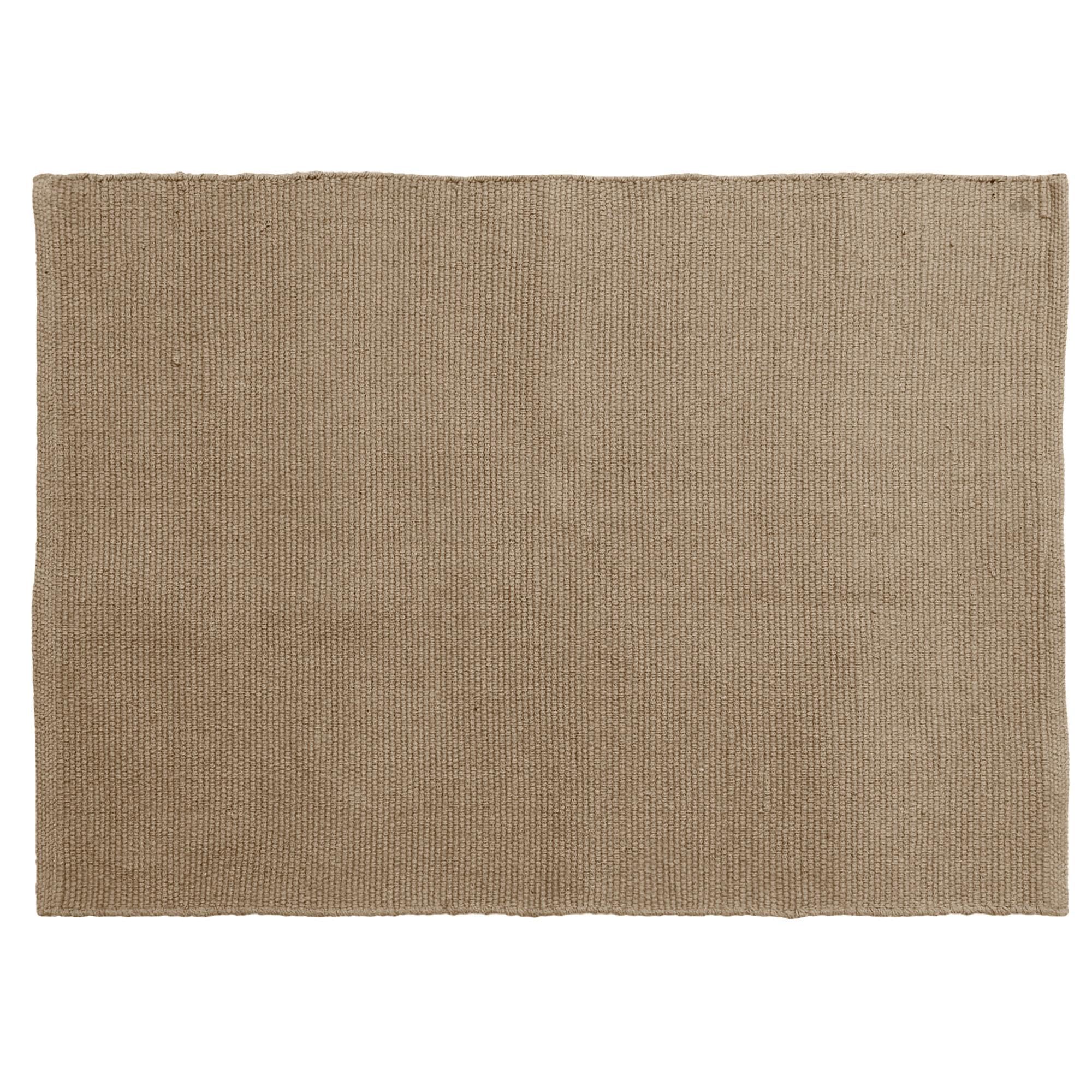 Linnea Teppich, rechteckig, 170 x 240 cm, reine Baumwolle, Moorea, Kamelbraun
