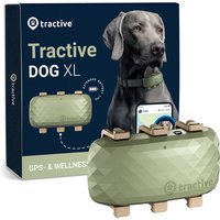 Tractive GPS Tracker für Hunde XL. Live-Ortung weltweit. Bis zu 21 Tage Akku (Grün)
