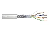 DIGITUS 305 m Cat 5e Netzwerkkabel - SF-UTP Simplex - BauPVO Eca - PVC Mantel - 100 MHz Kupfer AWG 24/1 - PoE Kompatibel - LAN Kabel Verlegekabel Ethernet Kabel - Grau