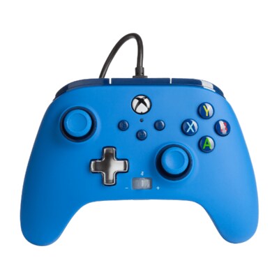 Verbesserter Kabelgebundener PowerA-Controller für Xbox – Blaugamepadkabelgebundener Videospiel-Controllergaming-Controllerxbox Series X|S [
