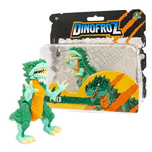 Giochi Preziosi, Dinofroz T-Rex 12 cm und beweglich, eine Figur aus der Serie Dino & Draghi, für Kinder ab 3 Jahren,