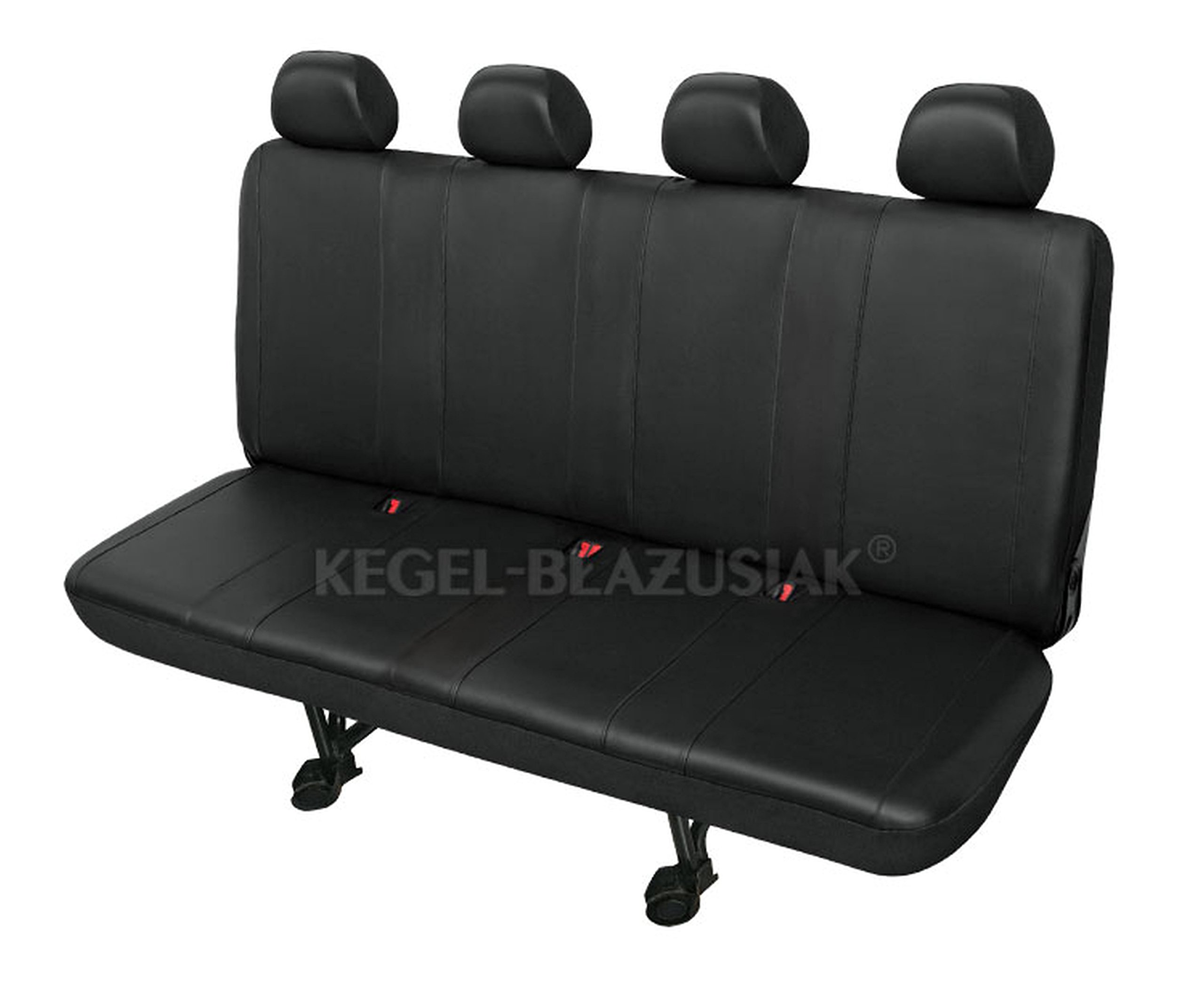 ZentimeX Z736999 Sitzbezüge Viererbank Kunstleder schwarz