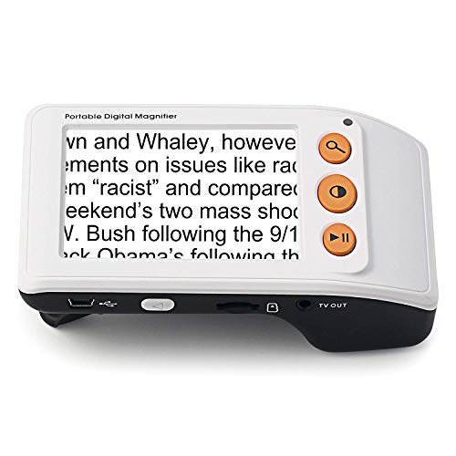 Digitale Mobile Lupe mit 3,5-Zoll-LCD-Bildschirm - Bietet eine 25-fache Textvergrößerung für eine einfachere Lesbarkeit von Home Care Wholesale