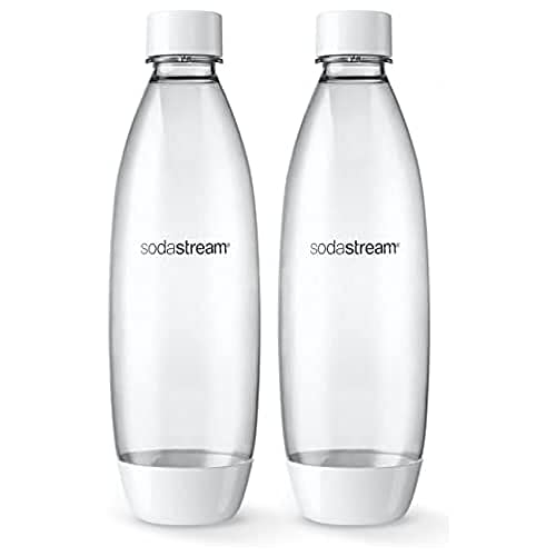 SodaStream 1 Liter Flasche Fuse, Weiß Doppelpack