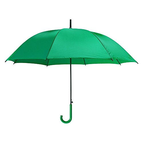 eBuyGB Pack of 4 Plastic Crook Handle Bridal Wedding Umbrella Regenschirm, 107 cm, Grün (Green)