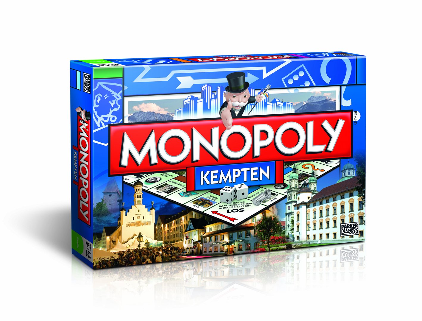 Winning Moves - Monopoly Kempten Edition (limitierte Auflage) - Das berühmte Spiel um den großen Deal!