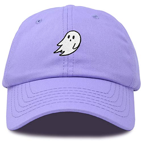 DALIX Ghost Stickerei Papa Hut Baseball Cap Cute Halloween, Lavendel, Einheitsgröße