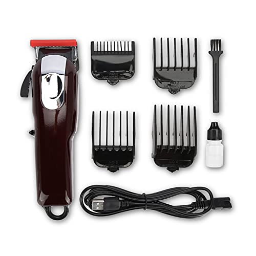 Elektrische Haarschneidemaschine, 3W USB Akku-Haarschneider-Set, Professionelles Haarschneide-Set für Zuhause/Reise/Geschäftsreise