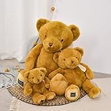 Histoire d'Ours - Der Teddybär Ocker 28 cm, Ocker – 28 cm – Geschenk zur Geburt – HO3238