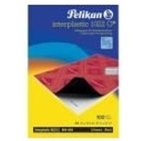 PELIKAN Kohlepapier Interpl DINA4-100 Bl 1022G Papiertraeger mit Wachsfarbschicht Schriftbild schwarz Rueckseite gewachst (00404400)