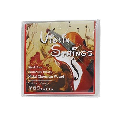 Violinsaiten Spielsonder Streicher erweiterte -Chrom-Violinsaite Streichinstrumente für Gitarre (Color : V60)