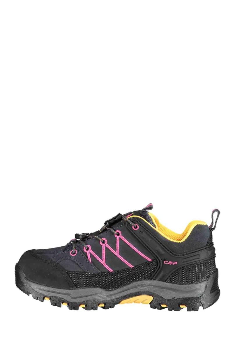CMP Kids Rigel Low Trekking Shoes WP Traillaufschuh, Antracite-BOUGANVILLE, 36 EU