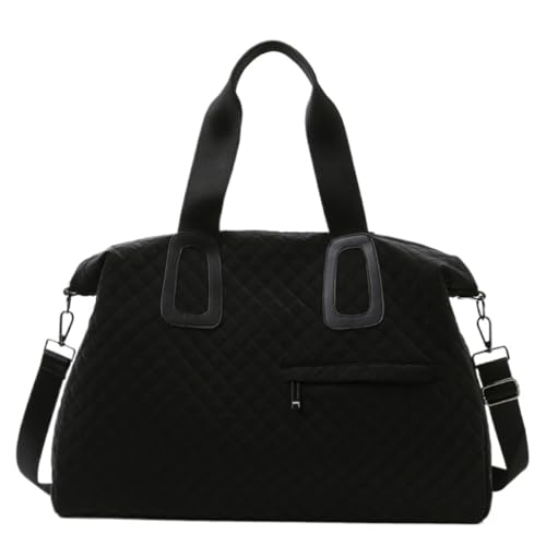 Gymbag Fitnesstasche for Damen, Sporttasche, Nass- Und Trockentrennung, wasserdichte Yogatasche, Reisetasche Sports Bag (Color : Black, Size : A)