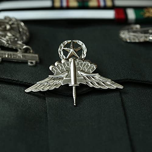 AnsonBoy Military WW2 US Army Wings Military Command Master Aviator Metal Wings Abzeichen WWII US Command Pilot   Revers Insignia PIN BROSCHE