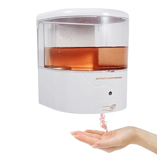 Lazmin 600ML ABS automatische Wandhalterung Sensor Seifenspender Hände frei Waschmaschine