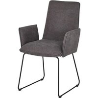 Kufenstuhl - grau - 60 cm - 93 cm - 63 cm - Stühle > Esszimmerstühle - Möbel Kraft