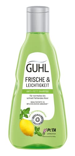 Guhl Frische & Leichtigkeit Anti-Fett Shampoo - 4er Pack - 4 x 250 ml - Haartyp: fettig, normal