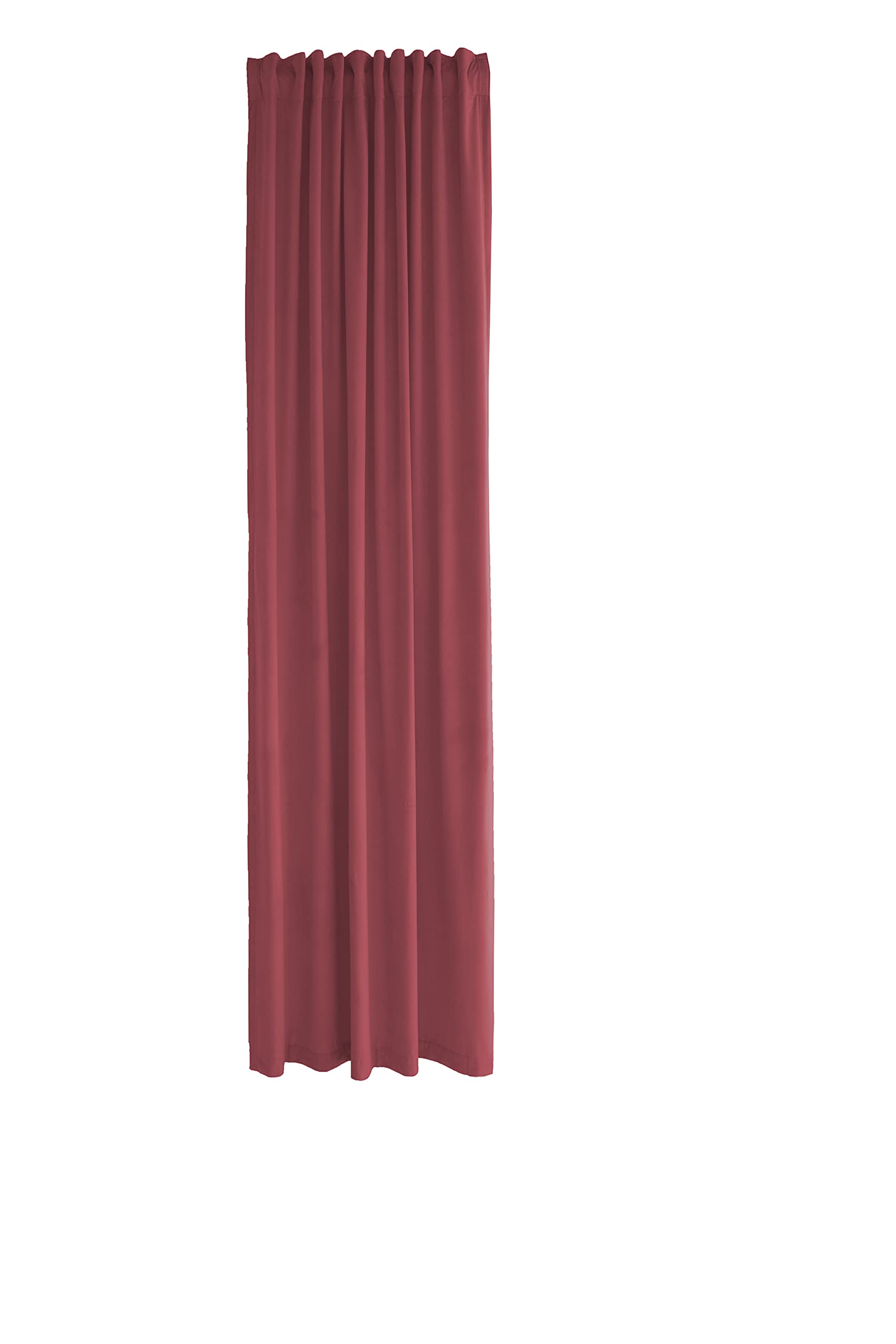 Samtvorhang rot | Vorhang Wohnzimmer Schlafzimmer| modern 140x245cm | weicher Stoff