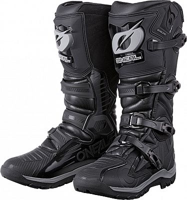 0348-615 - Oneal RMX Enduro Motocross Boots 49 Black (UK 14)