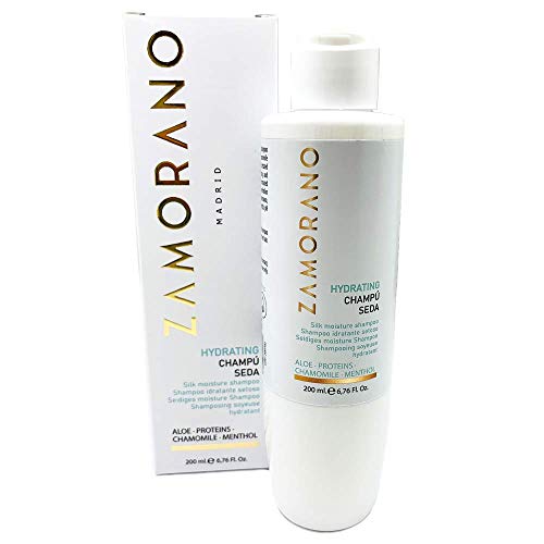 HYDRATING Shampoo mit Seidenproteinen und Kamille, 200 ml, ZAMORANO