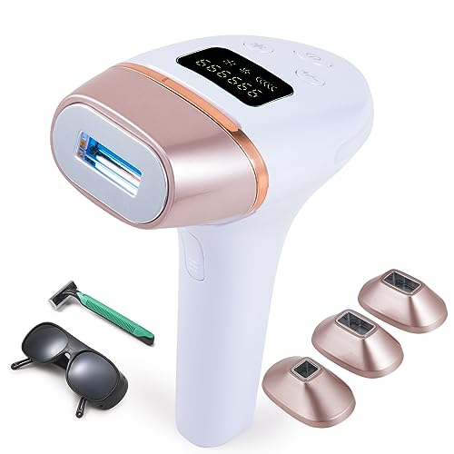 PAWHITS 3 In 1 IPL Geräte Haarentfernung Laser, 5 Energiestufen und 3 Funktionen-HR/SC/RA Schmerzlose Haarentfernung Laser für Männer, Frauen, Gesicht, Achseln, Beine