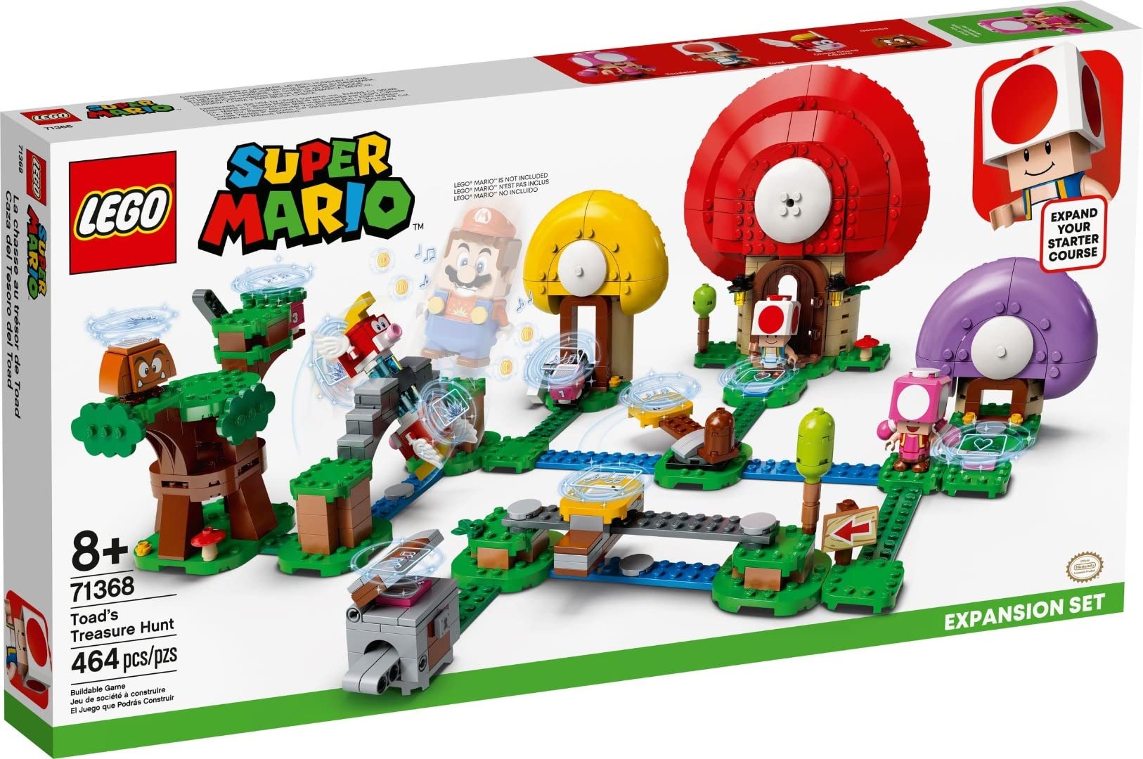 LEGO 71368 Super Mario Toads Schatzsuche – Erweiterungsset, Bauspiel