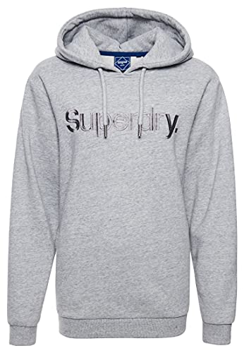 Superdry Damen CL Source Hood BB Hooded Sweatshirt, Athletic Grey Marl, M
