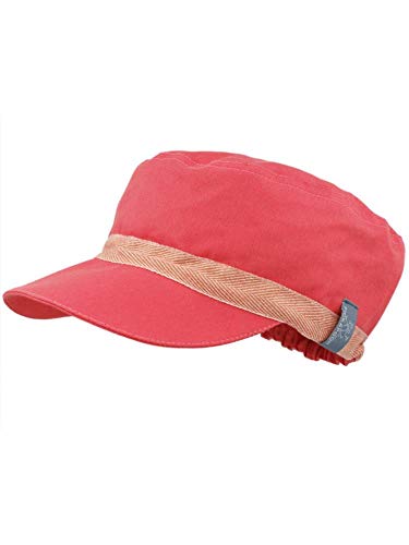 PICKAPOOH Schirmmütze Mika mit UV-Schutz für Kinder und Erwachsene Bio-Baumwolle, Cayenne-309, Gr. 52