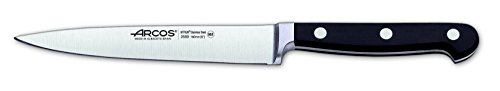 Arcos 255900 Küchenmesser, Stahl, Schwarz, 160 mm