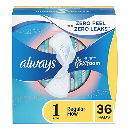 Always Infinity Maxi Pads Flexi-Flügel Regular Fluss 36 Stück (Packung mit 5)