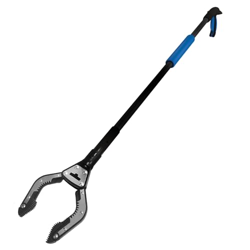 Unger Heavy Duty Grabber Tool for Outdoor Clean-up, Black, 42.5"