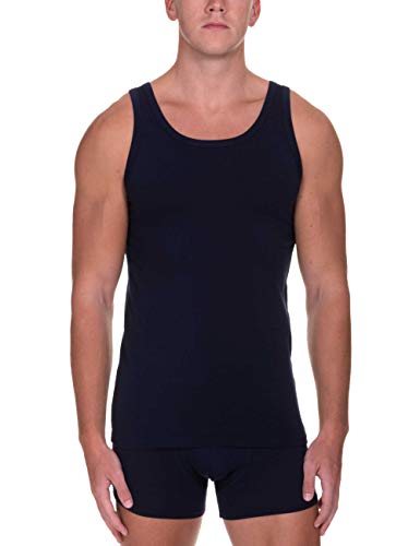 bruno banani Herren Sportshirt Infinity Unterhemd, Blau (Dunkelblau 090), X-Large (Herstellergröße: XL)