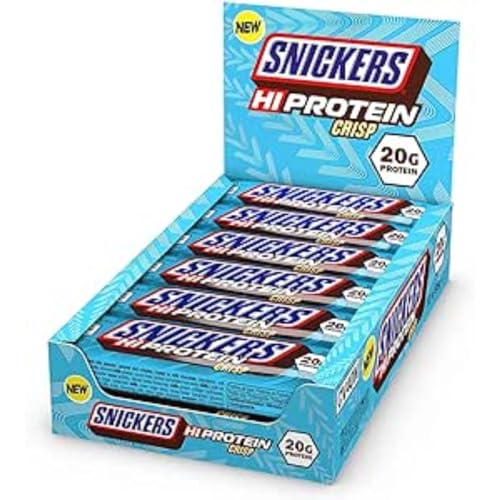 MARS Snickers Hi-Protein Bars Chocolate Crisp 12x55g