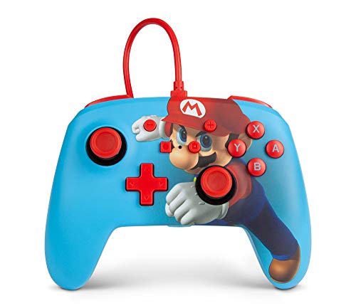 Verbesserter kabelgebundener PowerA-Controller für Nintendo Switch – Mario Punch