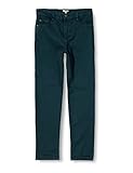 Gocco Jungs Pantalon Largo 5 BOLSILLOS DE Lange Hose, 5 Taschen aus Twill, Petroleumgrün, 8 Jahre