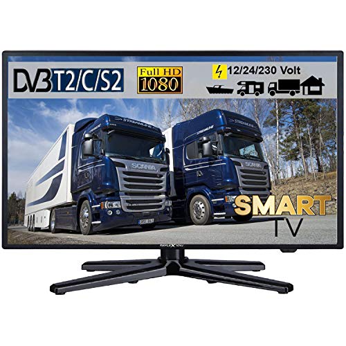 Reflexion LEDW19i LED Smart TV mit DVB-S2 /C/T2 für 12V/24V u. 230 Volt WLAN für LKWs