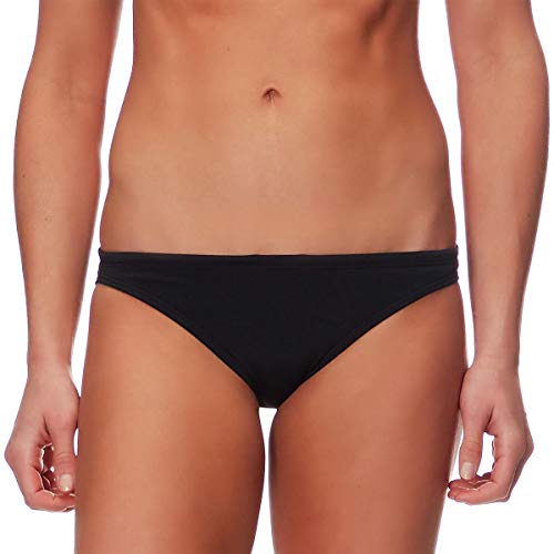 TYR Damen Solids Classic Bikini BAS Swim Suit, Noir, M