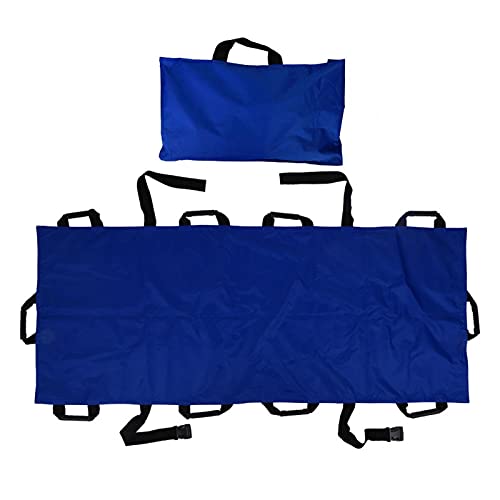EVTSCAN Portable 10 Griffe Oxford Cloth Haushaltsbahre Faltbare Krankentransport-Krankentrage
