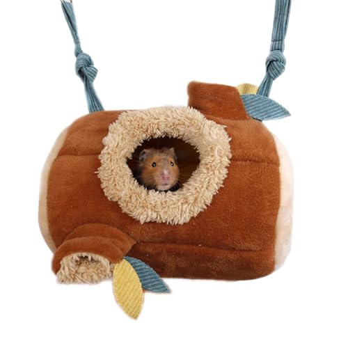 OLACD Warme Hängematte für Hamster, weiches Tunnelbett, gemütliche Tunnelhängematten, Betten für Hamstertunnel, Hamster-Hängebett