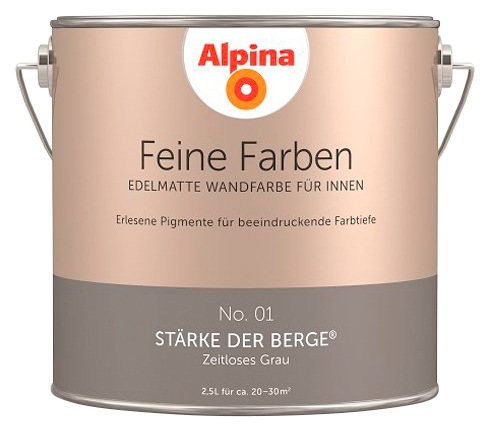 Alpina Wand- und Deckenfarbe "Feine Farben No. 01 Stärke der Berge"