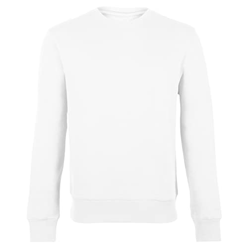 HRM Unisex 902 Sweatshirt, White, M