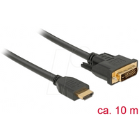 DELOCK 85657 - Kabel DVI 24+1 Stecker > HDMI-A Stecker 10,0m