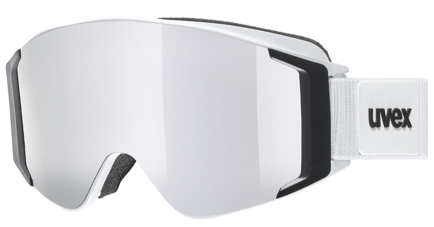 uvex g.gl 3000 Take Off Skibrille Brillentr&auml;ger (1030 white matt, mirror silver/lasergold lite/clear (S1/S3))