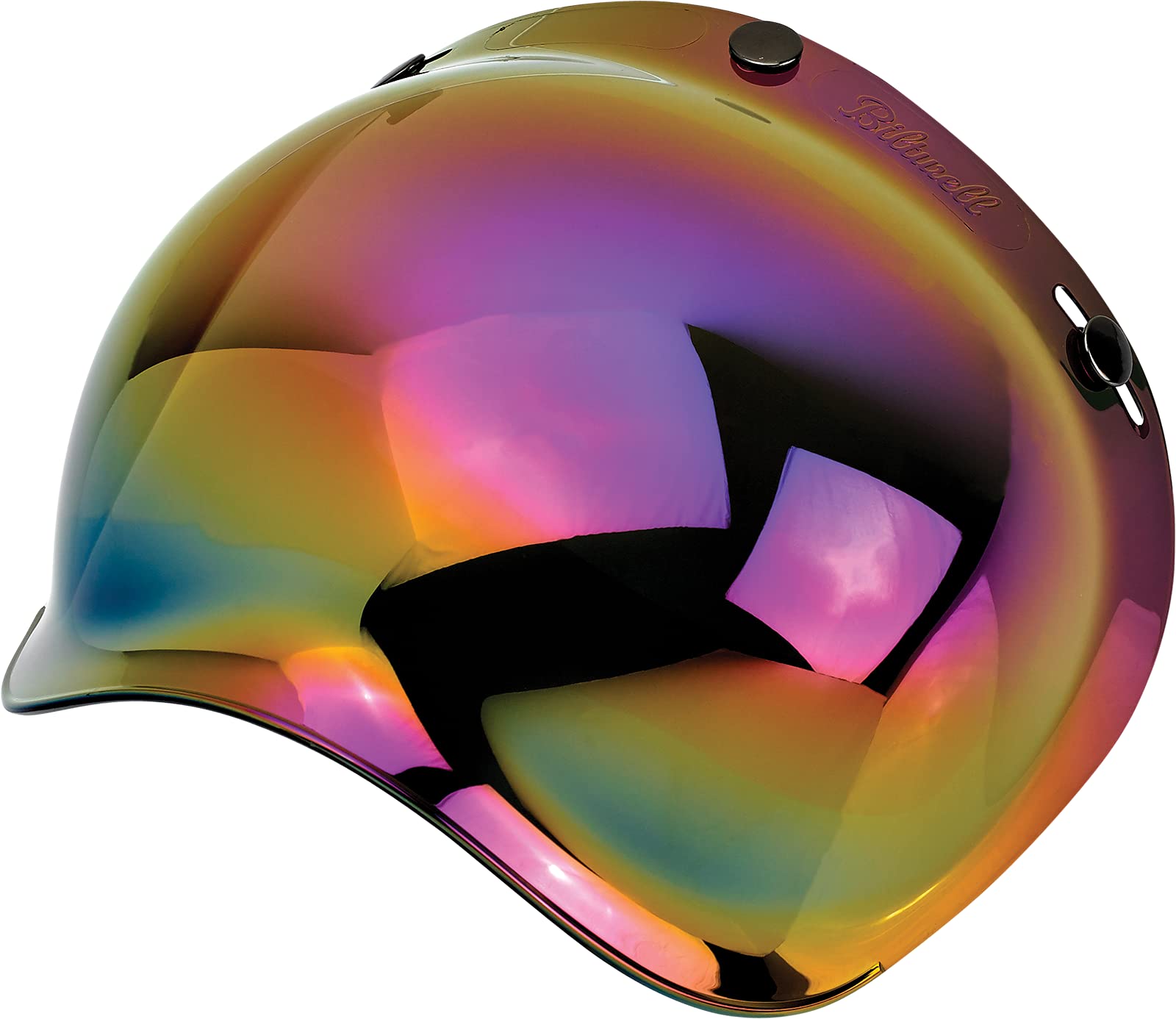 Biltwell Regenbogen Mirror Universal Anti-Beschlag-3-Snap Bubble Shield – BS-RNB-AF-SD