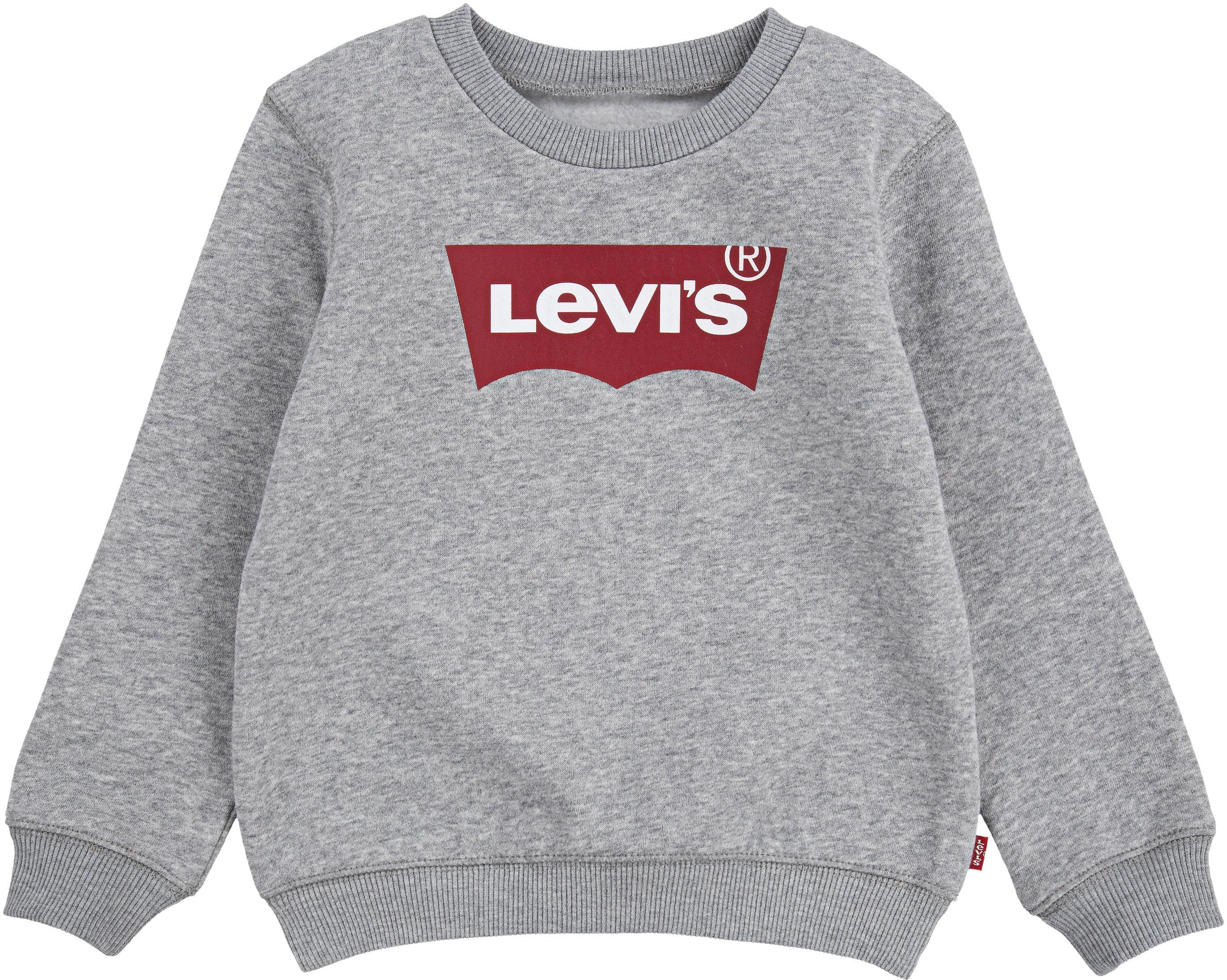 Levi's Kids Baby - Jungen Pullover Lvb Batwing Crew Grey Heather 12 Monate