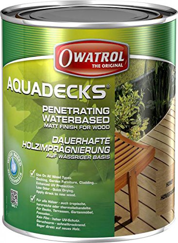 Owatrol Aquadecks Öl altgrau Holzschutz 5 Liter